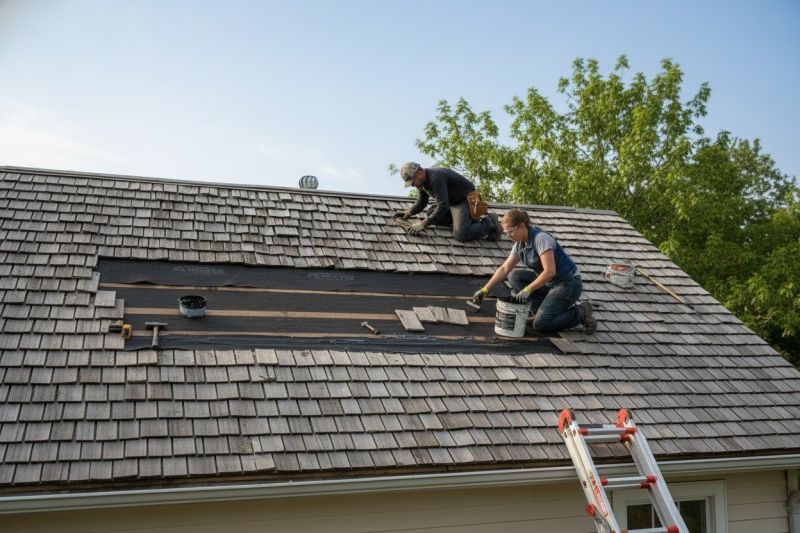 Wood Shake Roof Repair